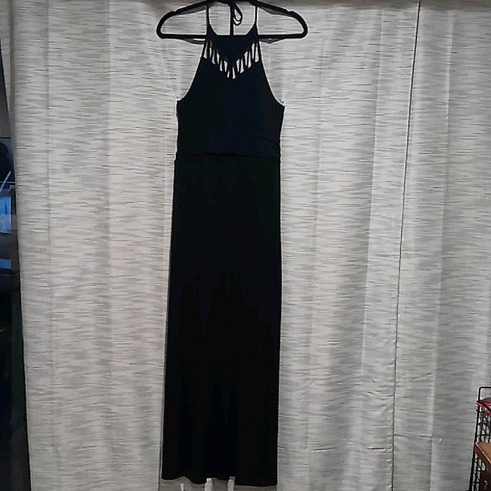 Floor length Black Dress